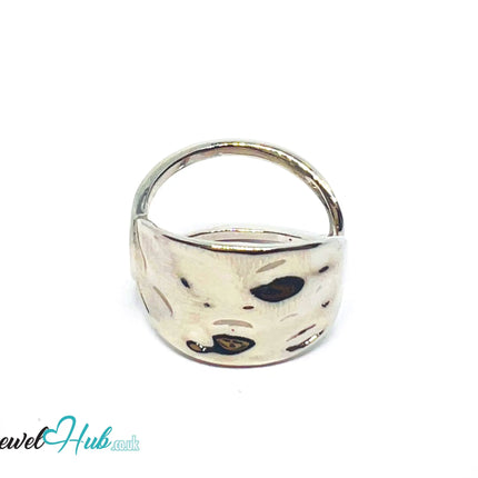 925 Silver Ring (Hallmarked) Twisted Loop · UK N-O-P · US 7–8 · 3.50g CA