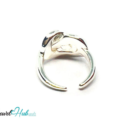 925 Silver Ring (Hallmarked) Textured Knot · UK L-M-N · US 6–7.5 · 6.6g CA