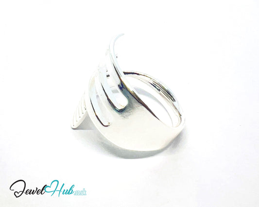 925 Silver Ring (Hallmarked) Multi-Band Wrap · UK N-O-P · US 7–8.5 · 4.34g