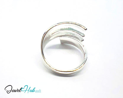 925 Silver Ring (Hallmarked) Multi-Band Wrap · UK N-O-P · US 7–8.5 · 4.34g