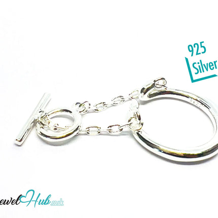 925 Silver Ring Duo (Hallmarked) Chain Connector · UK L · US 6 · 4.85g CA