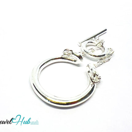 925 Silver Ring Duo (Hallmarked) Chain Connector · UK L · US 6 · 4.85g CA
