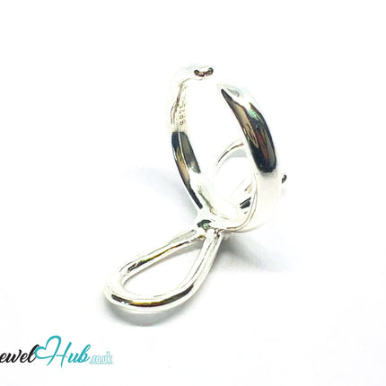 925 Silver Ring (Hallmarked) Sculptural Bow · UK M-N-O · US 6.5–8 · 5.94g CA