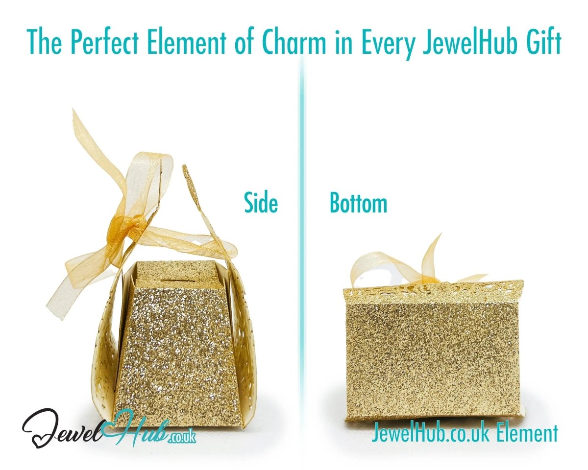 Ballet Keepsake Gift Box (Golden Pirouette) Mini Jewellery Presentation & Collector’s Accent - JewelHub.co.uk