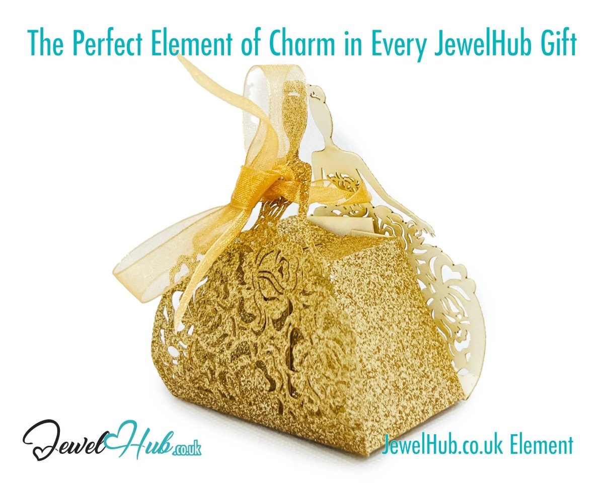 Ballet Keepsake Gift Box (Golden Pirouette) Mini Jewellery Presentation & Collector’s Accent - JewelHub.co.uk
