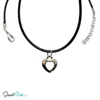Silver-Plated / With Faux Leather Necklace