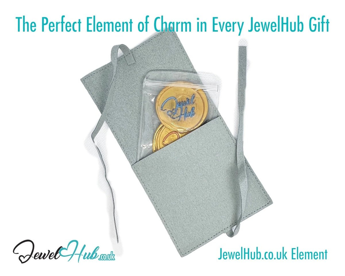 Charming Microfiber Velvet Felt Pouch – Pastel Bow - Tie Edition - JewelHub.co.uk