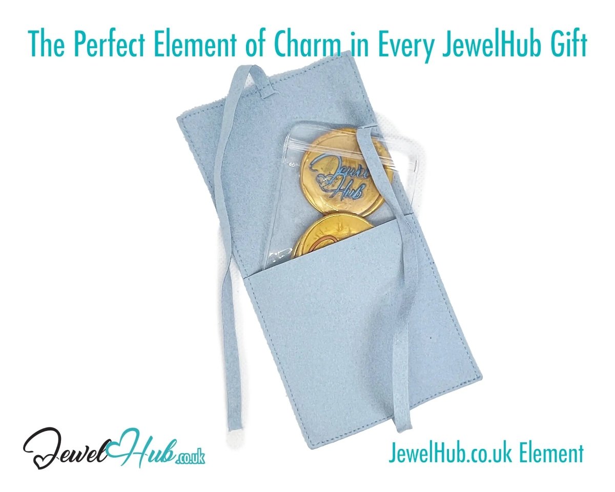 Charming Microfiber Velvet Felt Pouch – Pastel Bow - Tie Edition - JewelHub.co.uk