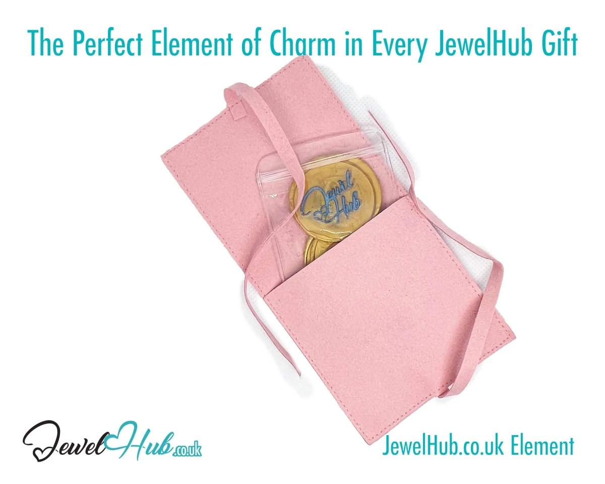 Charming Microfiber Velvet Felt Pouch – Pastel Bow - Tie Edition - JewelHub.co.uk