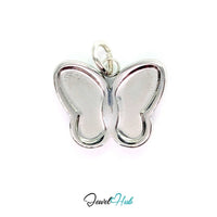Classic Butterfly Charm - Silver Stainless St