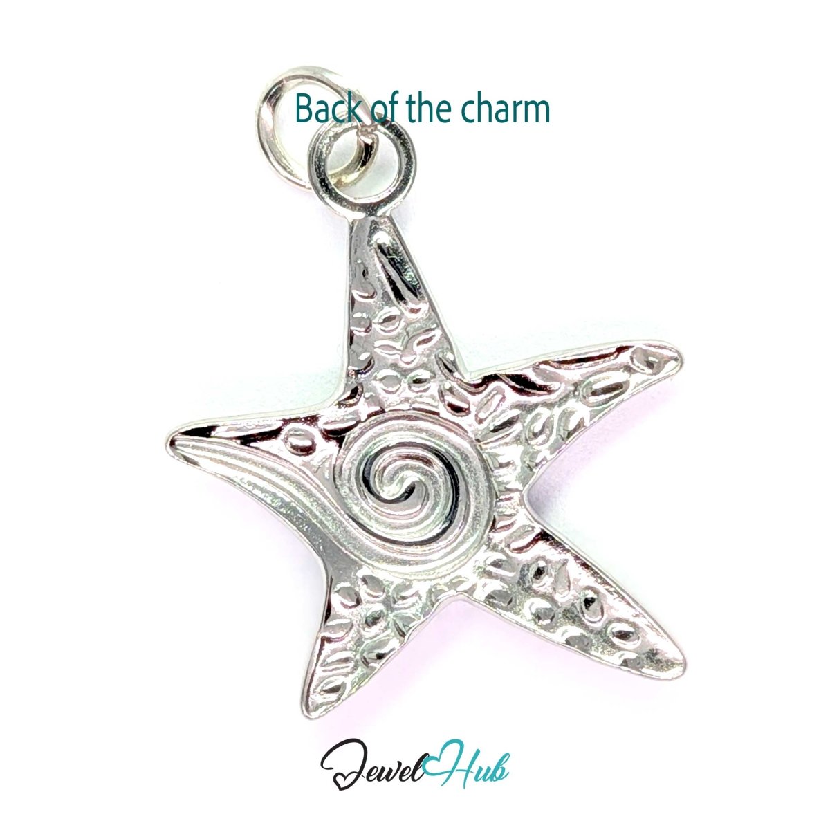 Classic Starfish Charm - Two-Tone Stainless Steel - 19.5x22.6mm