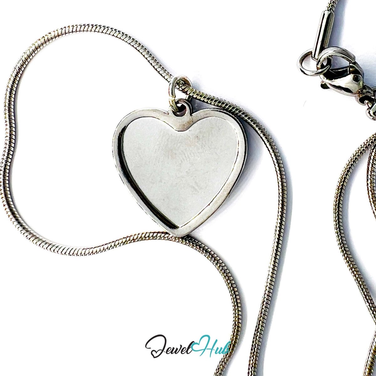 DuoTone Multi Heart Cluster Pendant Gold Motifs Silver Base Charm - JewelHub.co.uk