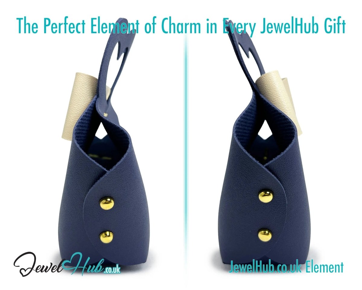 Faux Leather Bowtie Display Tote (Olive Bloom & Satin Gold) – Jewellery Display & Gift Accent - JewelHub.co.uk