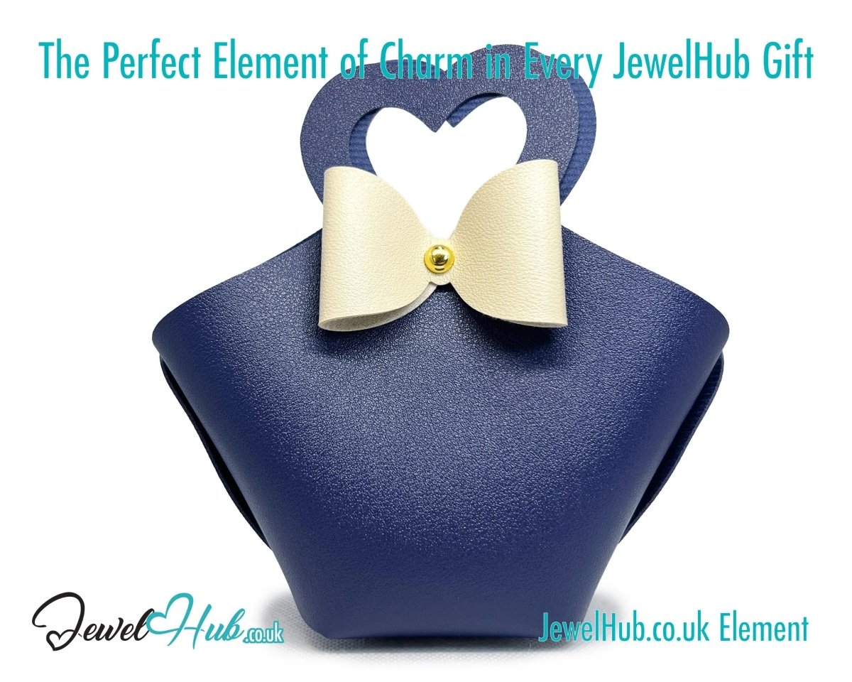 Faux Leather Bowtie Display Tote (Olive Bloom & Satin Gold) – Jewellery Display & Gift Accent - JewelHub.co.uk