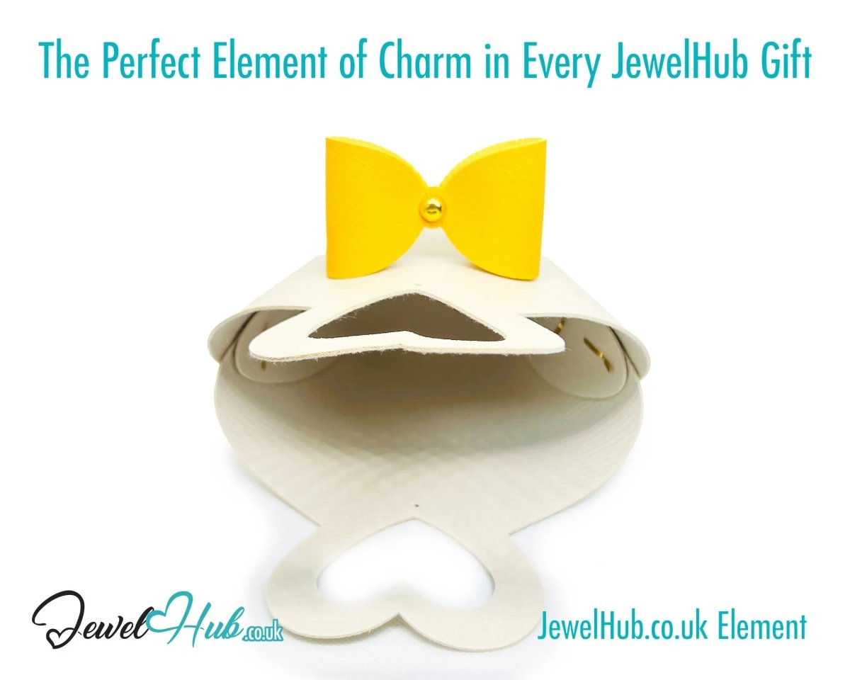 Faux Leather Bowtie Display Tote (Olive Bloom & Satin Gold) – Jewellery Display & Gift Accent - JewelHub.co.uk