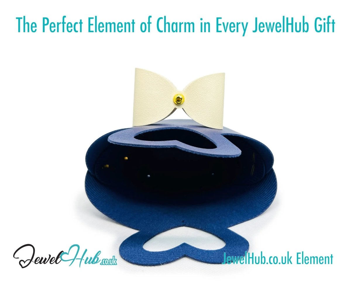 Faux Leather Bowtie Display Tote (Olive Bloom & Satin Gold) – Jewellery Display & Gift Accent - JewelHub.co.uk