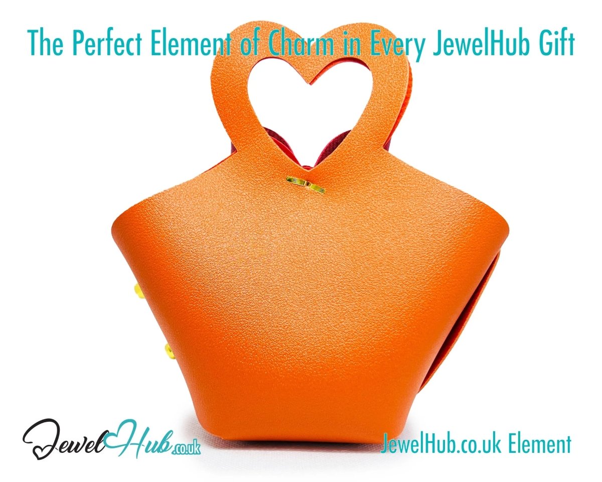 Faux Leather Tote Bowtie Display (Warm Colours collection) Home Décor & Jewellery Storage - JewelHub.co.uk