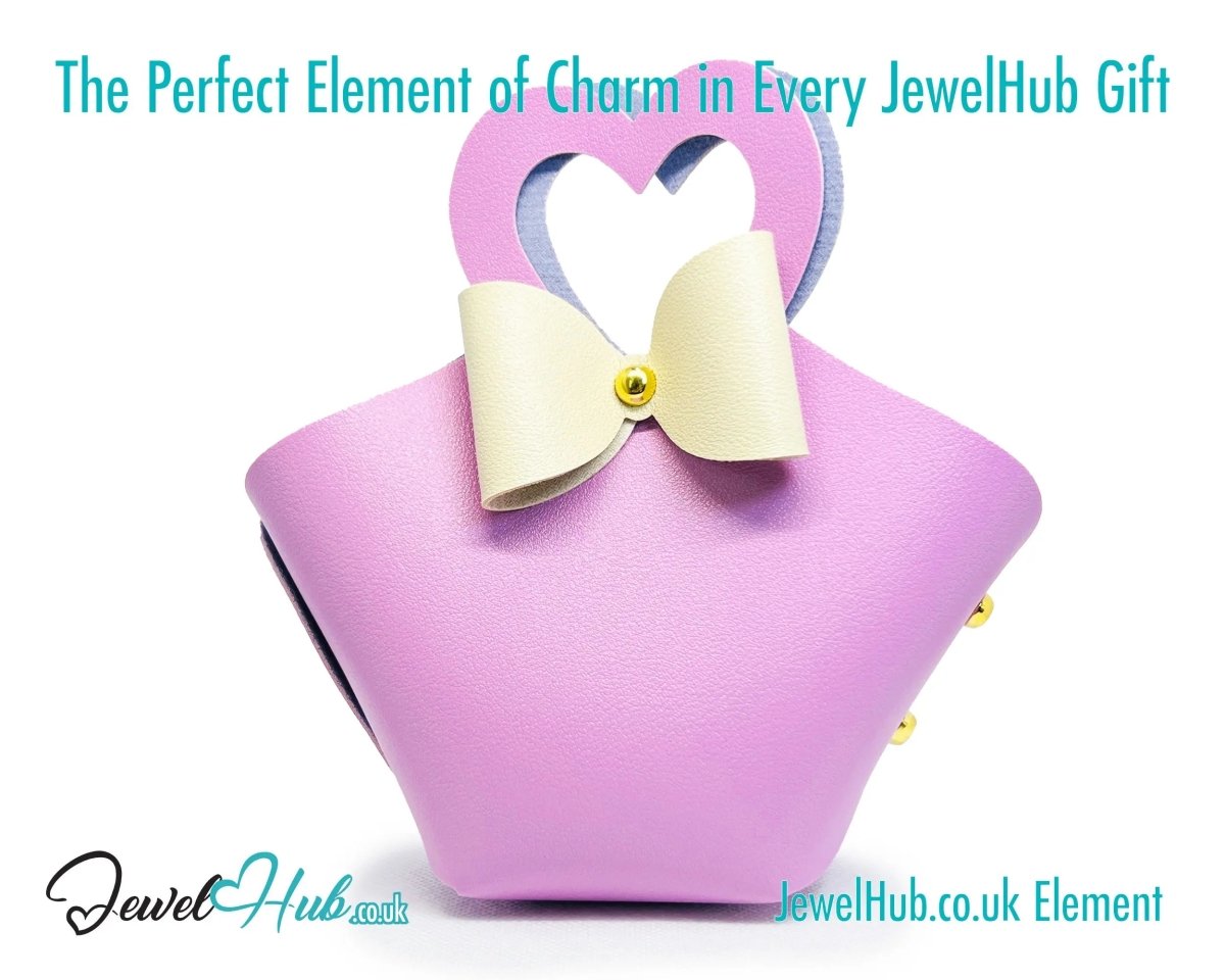 Faux Leather Tote Bowtie Display (Warm Colours collection) Home Décor & Jewellery Storage - JewelHub.co.uk