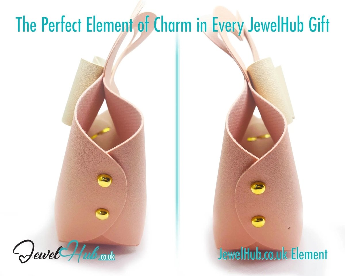 Faux Leather Tote Bowtie Display (Warm Colours collection) Home Décor & Jewellery Storage - JewelHub.co.uk