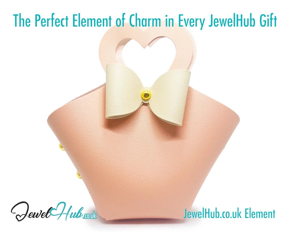 Faux Leather Tote Bowtie Display (Warm Colours collection) Home Décor & Jewellery Storage - JewelHub.co.uk