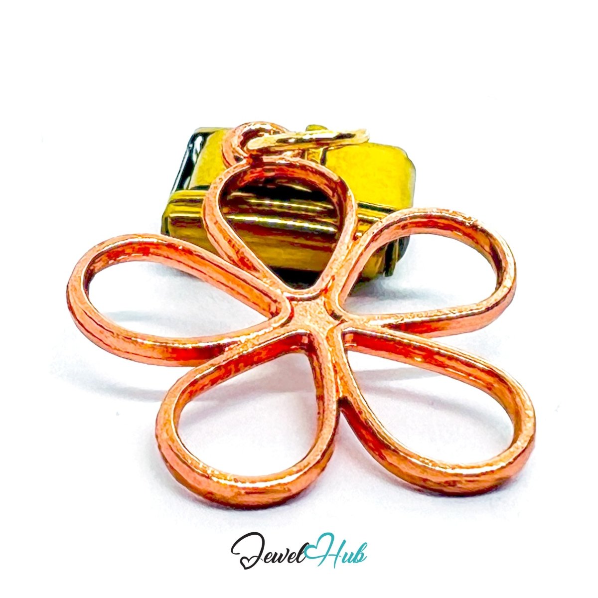 FortunaLink™ Flower Butterfly Heart Charm Set Design - JewelHub.co.uk