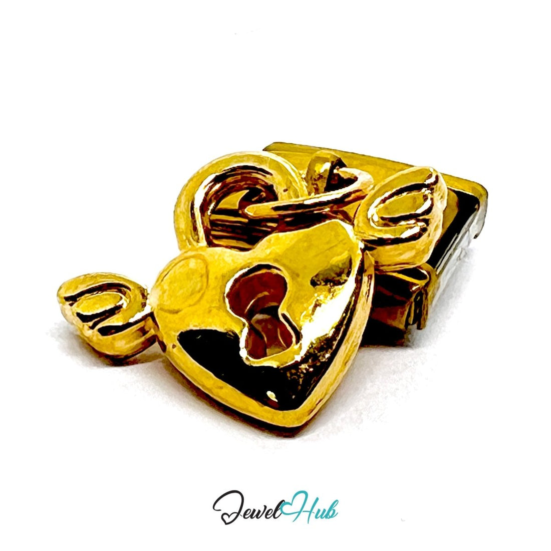 FortunaLink™ Hidden Wishes Series – Key & Winged Lock Charm - JewelHub.co.uk