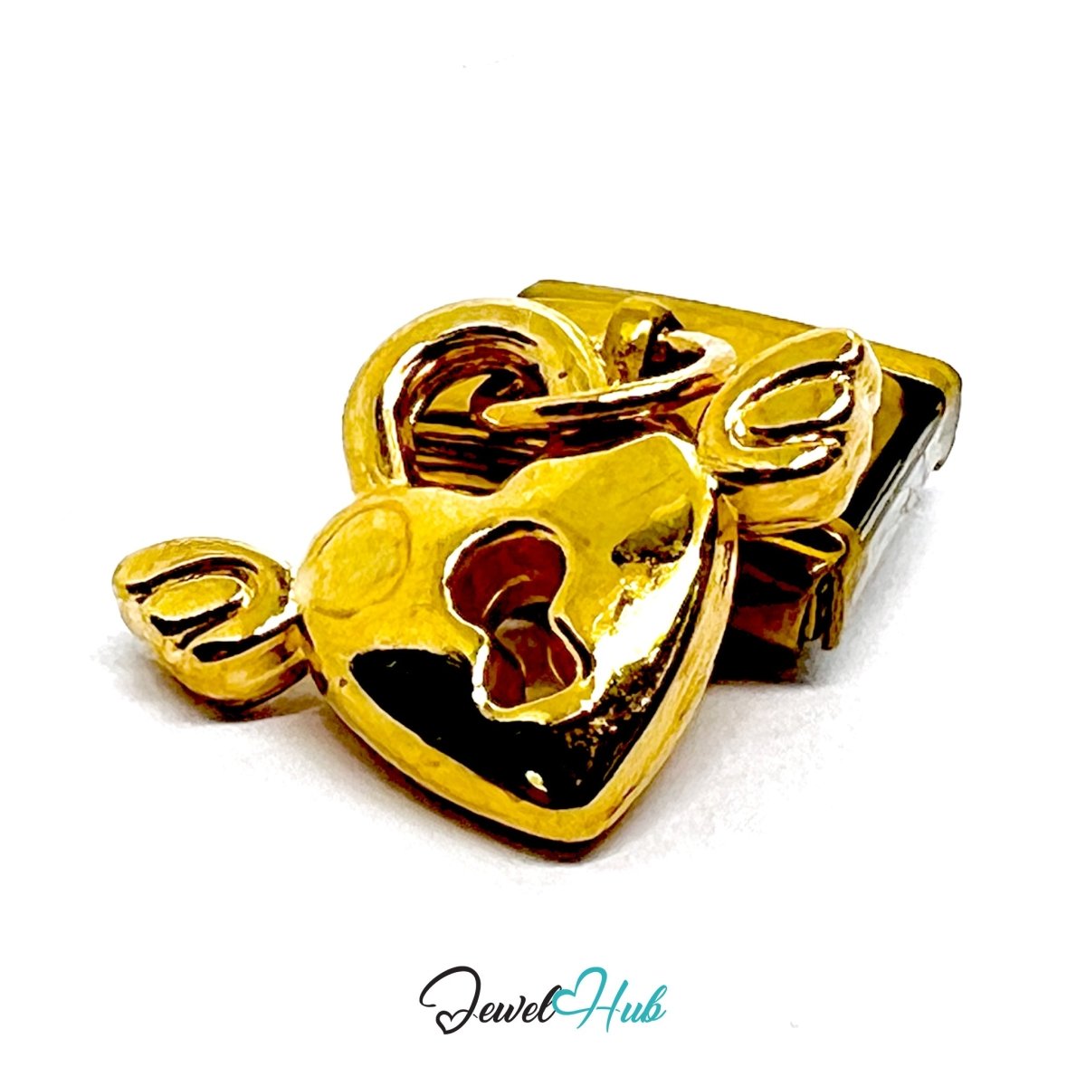 FortunaLink™ Hidden Wishes Series – Key & Winged Lock Charm - JewelHub.co.uk