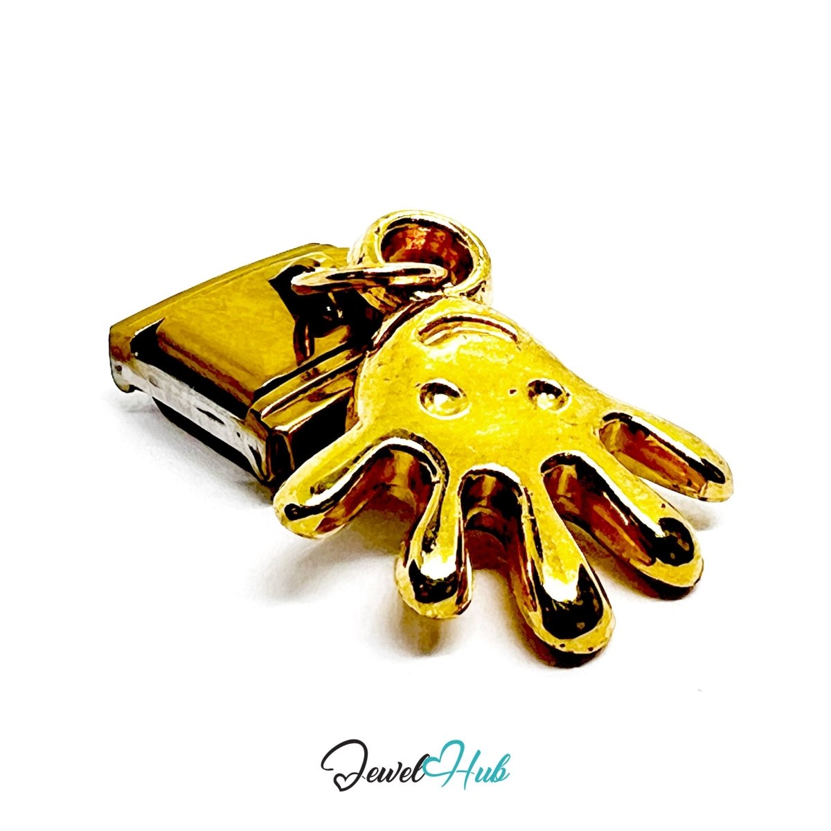 FortunaLink™ High Spirits Series – Heel & Happy Hand Charms - JewelHub.co.uk