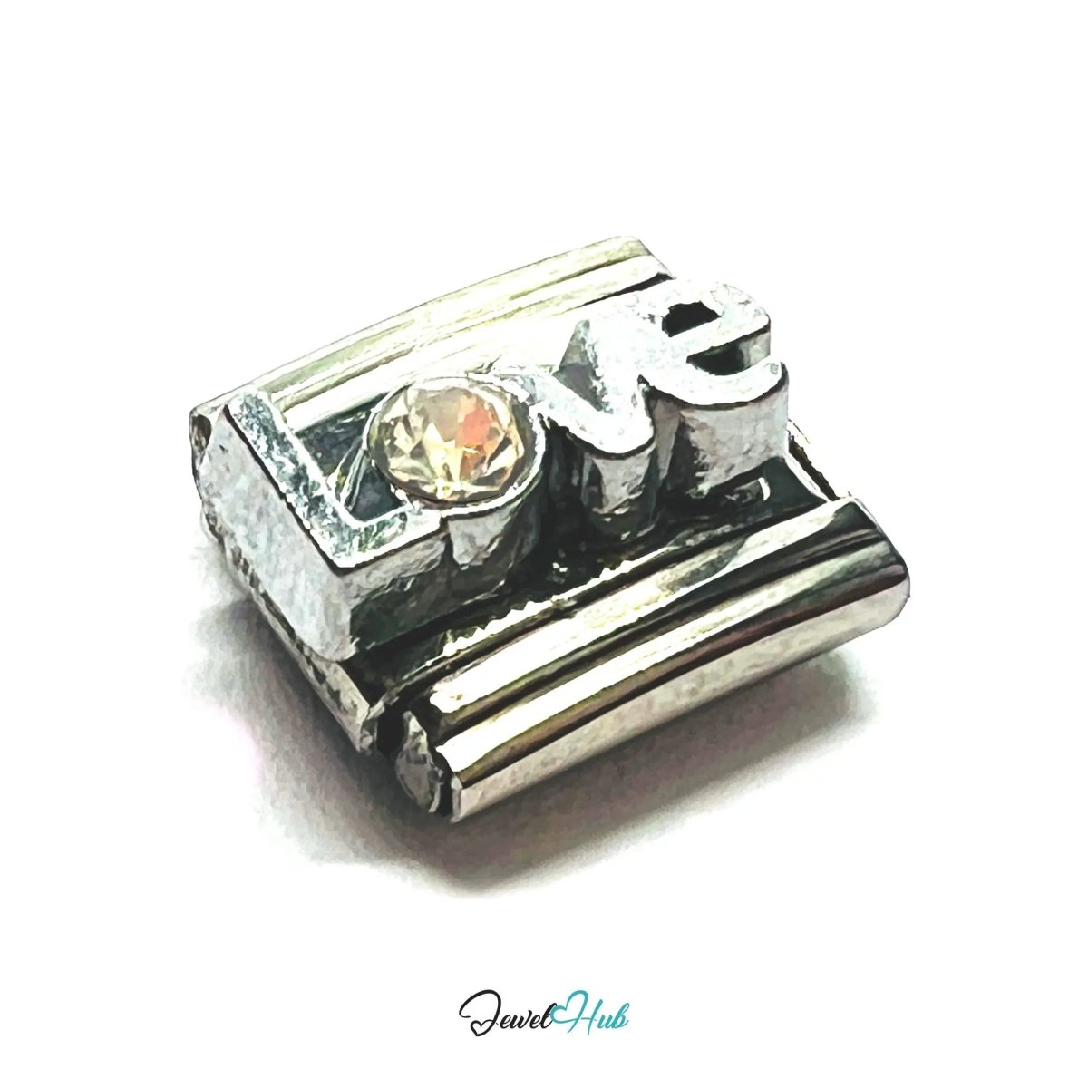 FortunaLink™ Identity Charm – Love & Cheers Edition (9mm Italian Bracelets) - JewelHub.co.uk