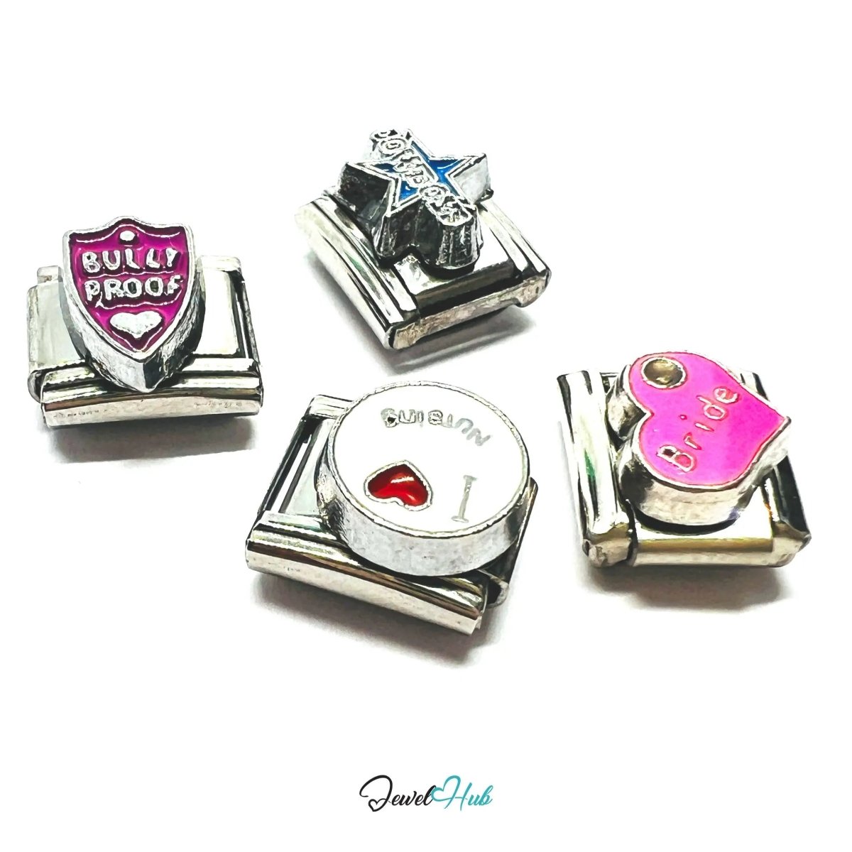 FortunaLink™ Identity Charm – Personalised Role Edition (9mm Italian Bracelets) - JewelHub.co.uk