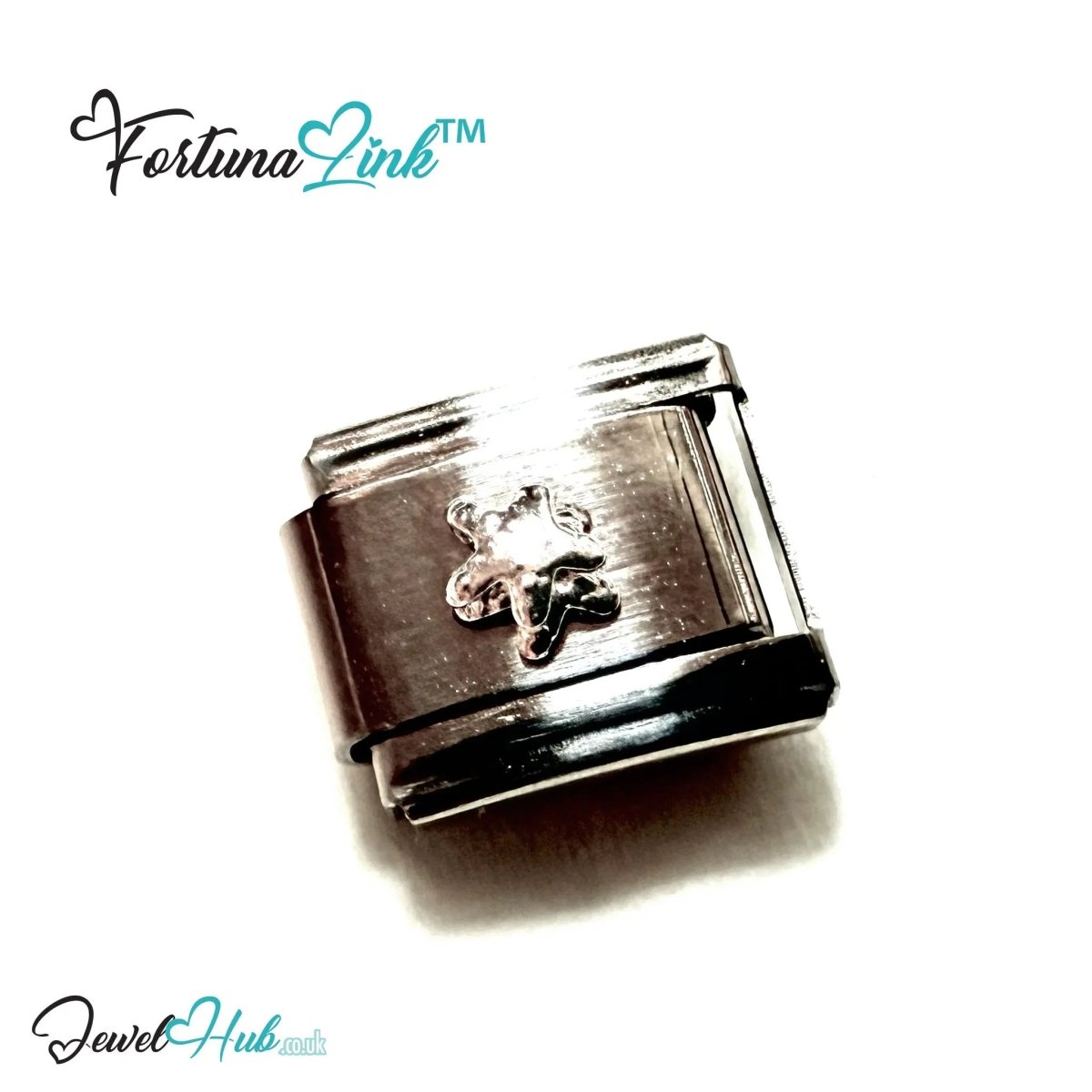 FortunaLink™ Italian Bracelet Charms – Modular Stainless Steel Icons (Cross, Stars, Shells, Fork & Spoon) - JewelHub.co.uk