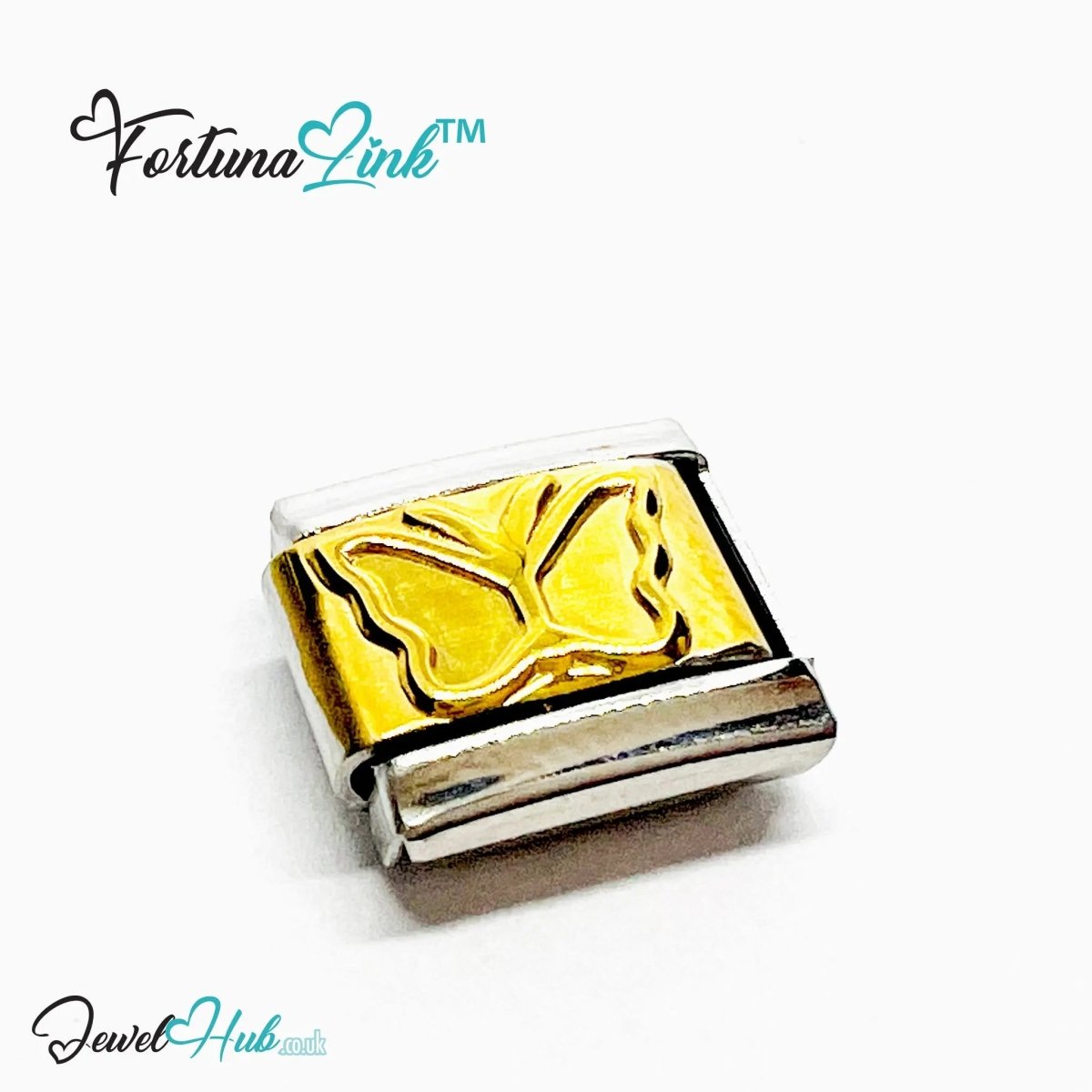 FortunaLink™ Italian Charm – Gold & Silver Symbol Designs for Modular Meaning & Daily Style - JewelHub.co.uk