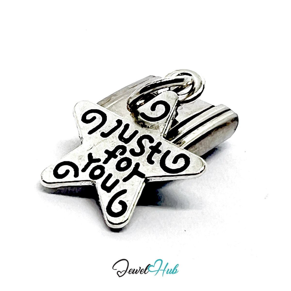 FortunaLink™ Message Charms Love & Handmade Charm Set Design - JewelHub.co.uk