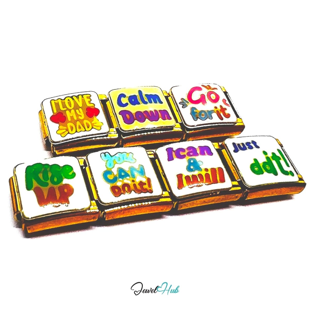 FortunaLink™ Motivation Charm – Empower Edition (9mm Italian Bracelets) - JewelHub.co.uk