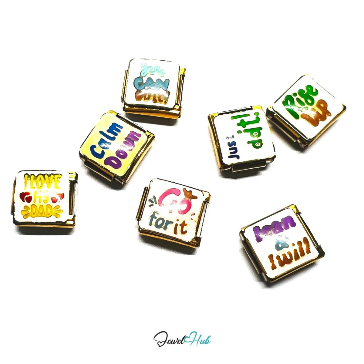 FortunaLink™ Motivation Charm – Empower Edition (9mm Italian Bracelets) - JewelHub.co.uk