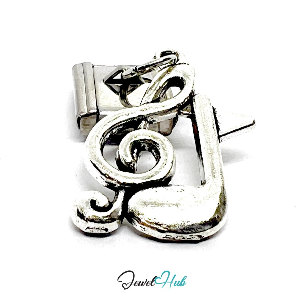 FortunaLink™ Music Notes & Mic Charm Set Design - JewelHub.co.uk