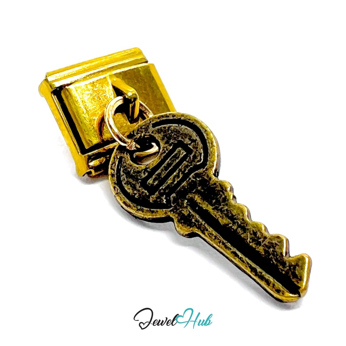 FortunaLink™ Open Doors Series – Five Bronze Key Charm Design - JewelHub.co.uk