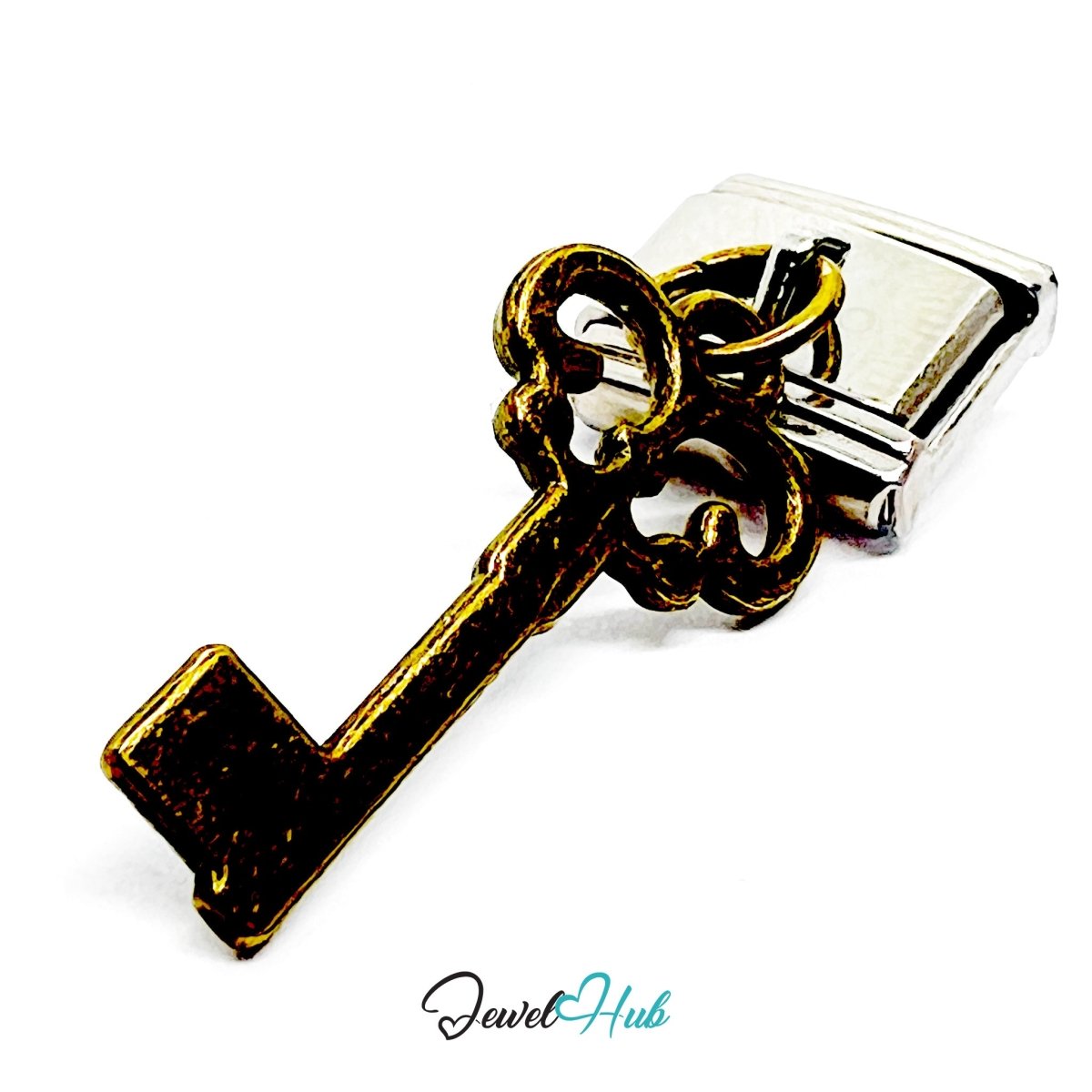 FortunaLink™ Open Doors Series – Four Key Charm Design - JewelHub.co.uk
