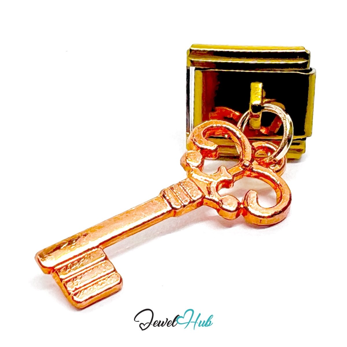 FortunaLink™ Open Doors Series – Four Key Charm Design - JewelHub.co.uk