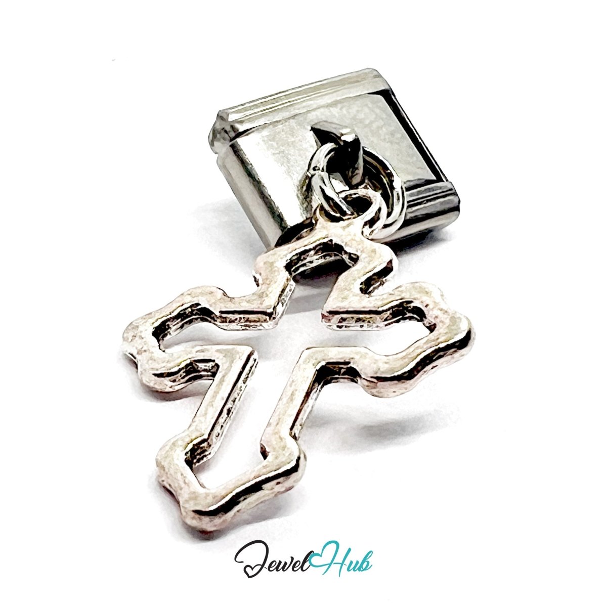 FortunaLink™ Quiet Faith Series – Dove, Cross & Angel Charm Design - JewelHub.co.uk