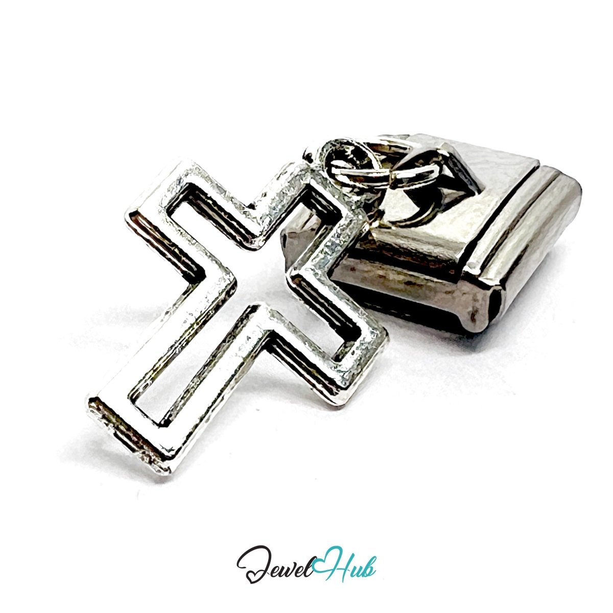 FortunaLink™ Quiet Faith Series – Dove, Cross & Angel Charm Design - JewelHub.co.uk
