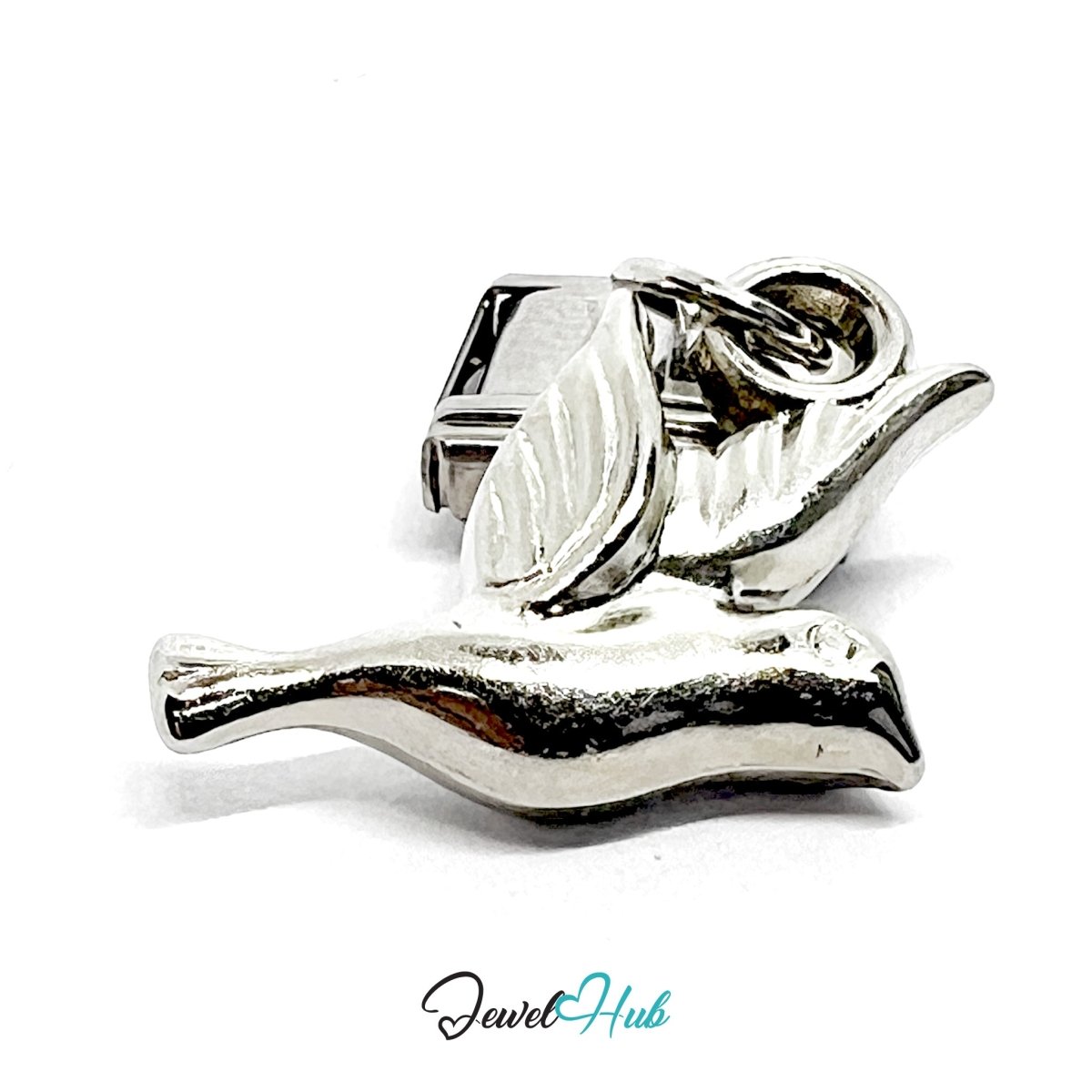 FortunaLink™ Quiet Faith Series – Dove, Cross & Angel Charm Design - JewelHub.co.uk