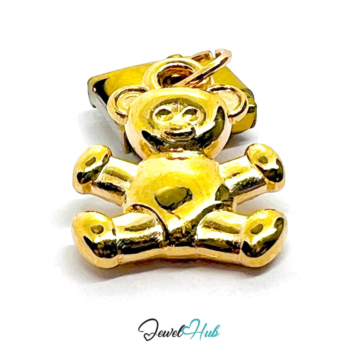 FortunaLink™ Teddy & Strawberry Mixed‑Metal Charm Set Design - JewelHub.co.uk