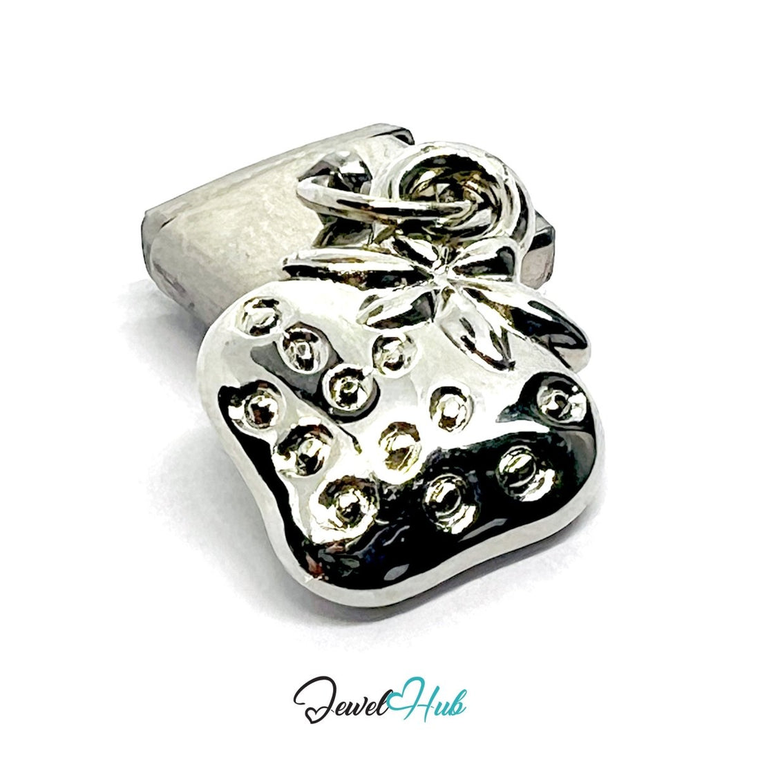 FortunaLink™ Teddy & Strawberry Mixed‑Metal Charm Set Design - JewelHub.co.uk