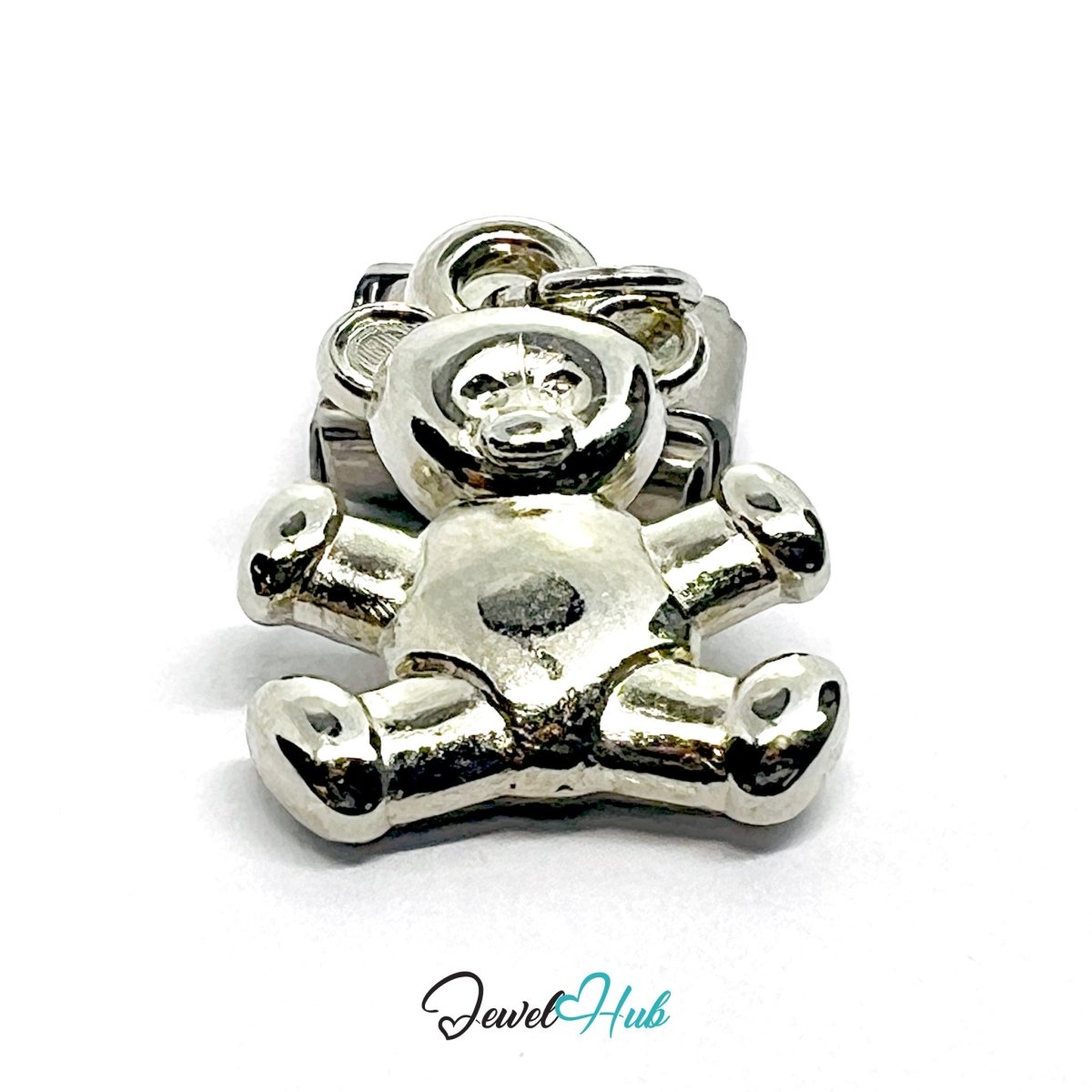 FortunaLink™ Teddy & Strawberry Mixed‑Metal Charm Set Design - JewelHub.co.uk