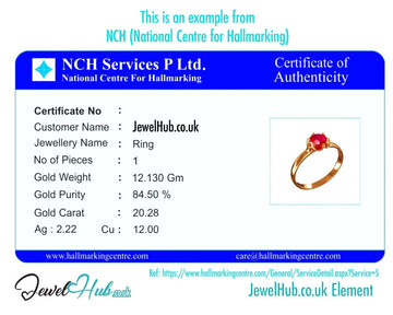 Hallmark Certification Add - On Official UK Assay Office Documentation – Handled by JewelHub - JewelHub.co.uk