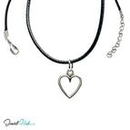 Silver-Plated / With Faux Leather Necklace