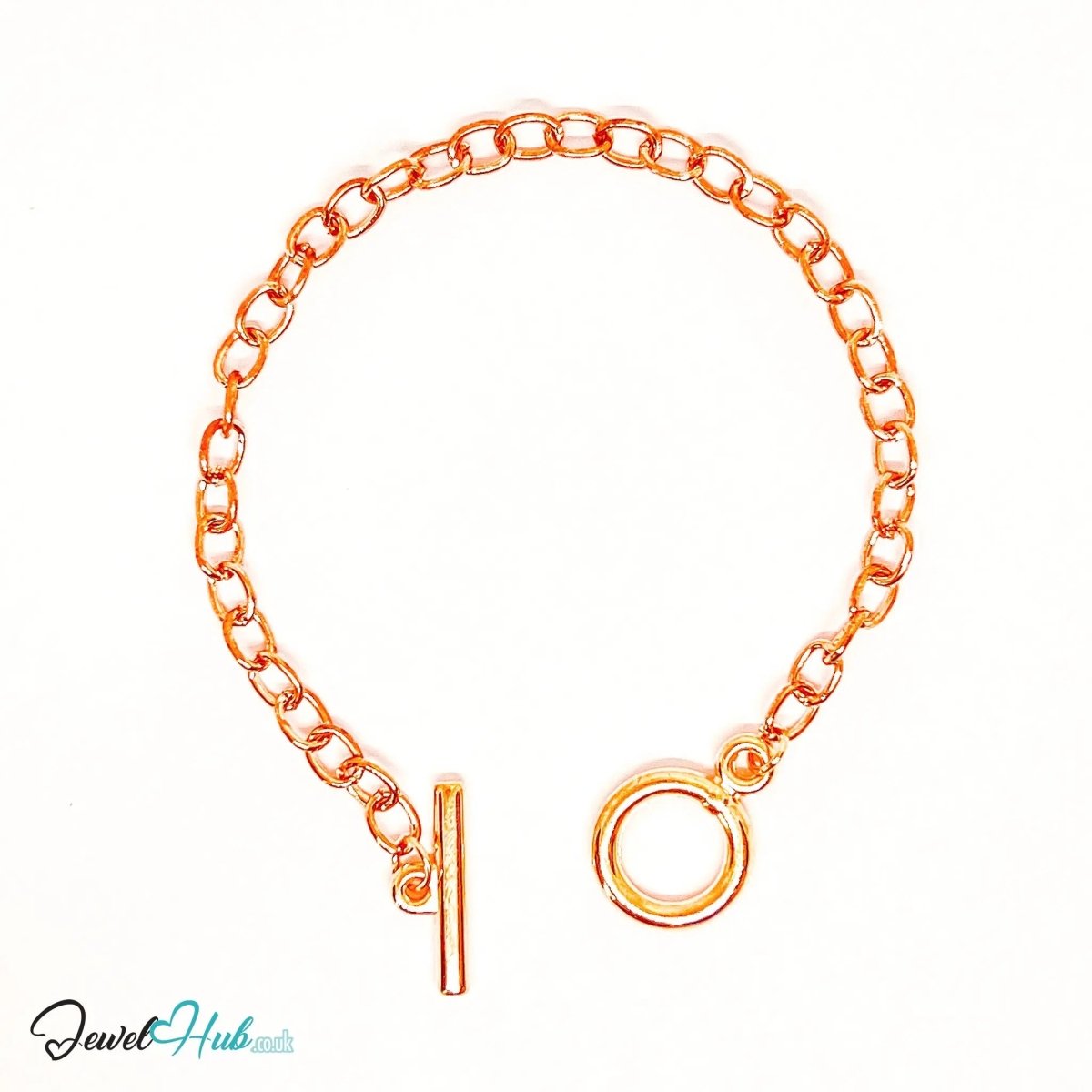 Hollow White K Plated Bracelet - JewelHub.co.uk