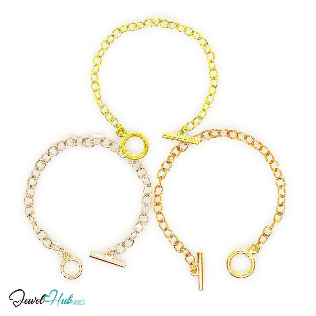 Hollow White K Plated Bracelet - JewelHub.co.uk