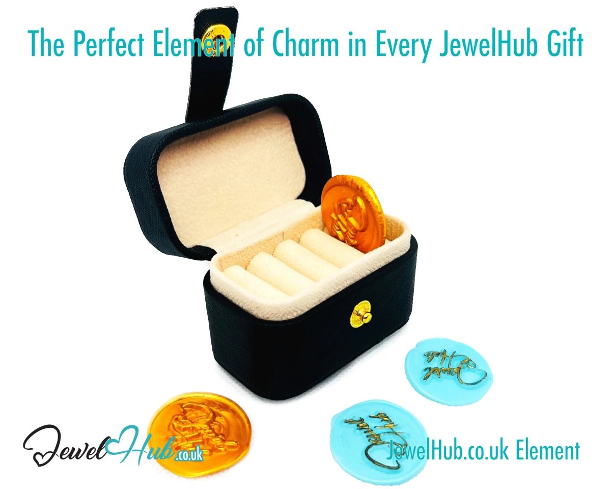 Jewelry Box 🌈 Mini Travel with 5 Colour Options · Faux Leather · Velvet Interior · Compact Design - JewelHub.co.uk